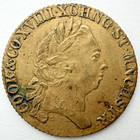 1730 British Gaming Token Spade Half Guinea George Iii Bronze 25mm