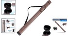 Billiard Cue Cases  1x1 Deluxe Hard Billiard Pool Cue Stick Carrying Case Brown