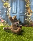 Mini Needle Felted Raccoon
