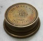 Brass Mary Rose Antique Sundial Compass Vintage Designer Gift Nautical Handmade