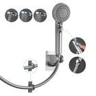Rv Shower Head With Hose 5-mode High Pressure Shower Head With On Off Silver