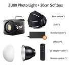 80w Led Video Light W  Mini Bowens Mount   Dual Color Temp Studio Lighting 