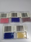 Lot Of 5 Packages Mill Hill Glass Seed Beads Each Package 4 54 Grams