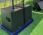 Qsc Ks118 3600w Active High Powered 18  Subwoofer With Branded Cover