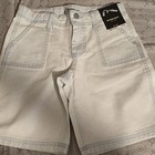 Art Class White Denim Bermuda Shorts Unisex Kids Size M  8  Cotton Pockets