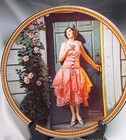 1983 Knowles China Rockwell s Rediscovered Women Standing In Doorway Plate  box 