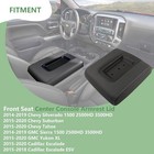 Front Seat Center Console Armrest Lid Black Compatible With 