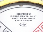 Vintage Large Brass Bendix Brooklyn Ny Ships Enamel Engine Order Navy Telegraph