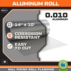 14 In  X 10 Ft  Aluminum Roll Valley Flashing