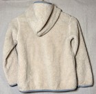 Hanna Andersson 130cm Sz 8 Marshmallow Fleece Full Zip Hoodie Oatmeal blue