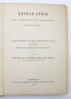 1857 Antique Khirad-afroz Illuminator Of The Understanding Hindu Indian Book