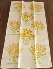 Vintage Tammis Keefe Linen Tea Towel Herb Garden 15  X 28  Nice 