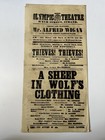 1850s Royal Olympic Theatre Double Playbill  A Sheep In Wolf   s Clothing