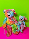 Ty Beanie Baby And Buddy Peace Set Of 2 Retired With Tags 