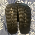 Reebok Men s Black Adjustable Synthetic Slide Sandals Us Size 6m New No Box