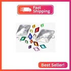 Allstarco 11x18mm Flat Back Diamond Acrylic Rhinestones Plastic Gems For Jewelry