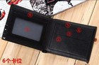 Resident Evil Cosplay Prop Umbrella Corporation Badge Leather Wallet Holder Case