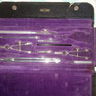 Vtg 1940 s Dietzgen Drafting Instrument Set Germany 1095-j Read
