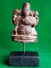 Old Antique Rare Rosewood God Of Wisdom Ganesha Ganapati Statue Figure Idol