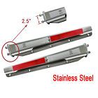 Pair Semi Truck Straight Spring Loaded Mud Flap Hanger Stainless Steel Bolt 2 5 