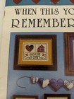 Folk Heart Designs When This You See Remember Me Book 1 Cross Stitch Pattern