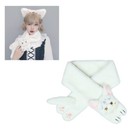 Plush Scarf Women Lolitastyle Neck Scarf Party Props Neckpiece Costume Accessory