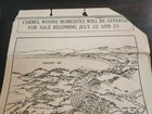 Rare 1922 Carmel Woods California Foldout Real Estate Promotional Map