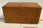 6 1 2  Antique Sewing Machine Attachment Box  1889 Wood Puzzle Box