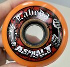 8  Labeda Asphalt Orange  Inline Roller Hockey Wheels 68mm  red-blk-white Lbl 