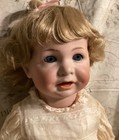 Antique  Stunning Realistic Child 18     German Bisque  K r Kammer Reinhardt Doll