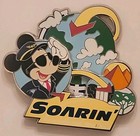 2023 Disney Parks Pin Soarin    Around The World Epcot Attraction Mickey Mouse