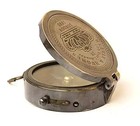 Vintage Kelvin Hughes Pocket  Compass With 100 Years Calendar