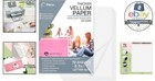 Translucent Vellum Paper 8 5 X 11  72 Sheets For Arts And Crafts