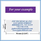 1  X 2-3 4   Extra Large Custom Your Business Stamp Text Up To 6 Lines