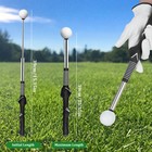 Retractable Golf Swing Training Aid Golf Grip Trainer Indoor Warm-up Practice Us