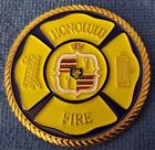 1f Hfd Honolulu Fire Department Vintage Challenge Coin State Hawaii Arson Rescue