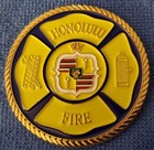 1g Hfd Honolulu Fire Department Vintage Challenge Coin State Hawaii Arson Rescue