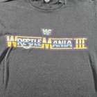 Vintage Wrestlemania Iii Shirt Mens Large Gray Wwf Wrestling Screen Stars 1987