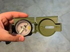 Cammenga Model 3h Tritium Lensatic Compass Olive Drab Us Military Issue Pouch