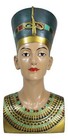 18 Inch Egyptian Queen Nefertiti Head And Bust Resin Statue Figurine