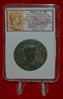 Ancient Roman Empire Coin Philip Ii Mysia Large Very Rare Or Unique Bronze 