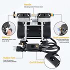 180w 50 L min Lab Vacuum Pump Oil Free Oilless Vacuum Pump W  Pressure Gauge New