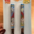 Disney Peter Pan Child Spoon   Fork Flatware Set Meal Time Fun Utensils Vintage