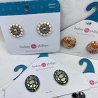 Lindsay Phillips Shoe Charm Snaps One Size Lot Of 5 New Multicolor