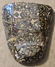 Vintage Wyoming Hell   s Half Acre Souvenir Stone Rock Polished Ashtray 