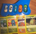 Mighty Beanz  series 2 Moose  Lot Of 5 Dinosaur Beanz Complete Set