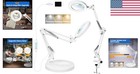 Lighted Magnifier With 3 Color Modes - 10x Optical Glass For Fine Details