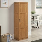 Sauder Miscellaneous Storage Cabinet  Pantry Cabinets  Highland Oak Finish
