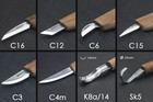Deluxe Wood Carving Set With Walnut Handles Beavercraft S18x