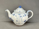 Bing   Grondahl B  g Blue Traditional 4-cup Teapot W  Lid  92 Snail Finial Mint